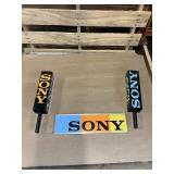 Vintage Sony Display Sign & Store Advertising Pieces, Including Rotational Display unit - Works !