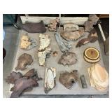 Rustic Live Edge Wood Slabs, Bark Pieces & Plaques Lot