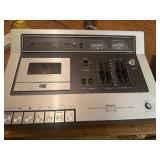 Vintage Sony TC-138SD stereo cassette-corder, a collectible audio component from the 1970s. Powers up , see details