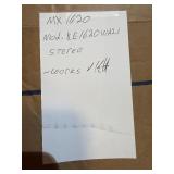 Magnavox New Open Box, Vintage MX Model 1620 Stereo Receiver , tested - Works