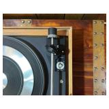 Vintage United Audio Dual Turntable with Wood Base