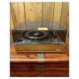 Vintage United Audio Dual Turntable with Wood Base