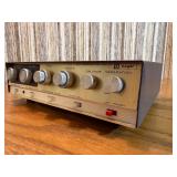 Vintage Knight-Kit KG-854 transistor stereo amplifier, Powers on