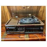 Vintage Sony Stereo Music System with Built-In Turntable