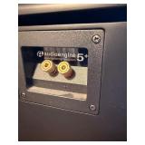 Working vintage Denon DCD-520 Compact Disc Player with pair of Audio Engine Speakers, Deep, rich sound.