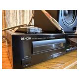 Working vintage Denon DCD-520 Compact Disc Player with pair of Audio Engine Speakers, Deep, rich sound.