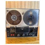 Vintage Sony TC-353D reel-to-reel tape recorder, a collectible stereo tape deck manufactured during the late 1960s to early 1970