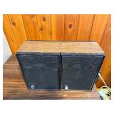 Pair of Magnavox console speaker section from the SE265 series