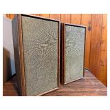 Vintage KLH Model 5 speakers, known for their iconic design and superior audio performance
