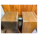 Vintage KLH Model 5 speakers, known for their iconic design and superior audio performance