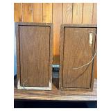 Vintage KLH Model 5 speakers, known for their iconic design and superior audio performance