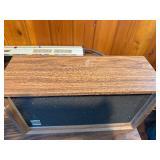 Vintage speakers, similar in style to the RSL (Roger Sound Lab) bookshelf speakers commonly found from the 1970s and 1980s