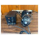 Vintage Koss ESP-9 Electrostatic Stereophone system with its accompanying E-9 Energizer. Powers on.