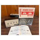 Pair of vintage Koss T-4 Stereophone Extension Box