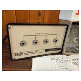 Pair of vintage Koss T-4 Stereophone Extension Box