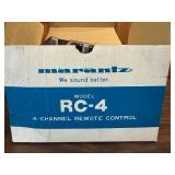 Rare! New in Box: a Marantz Model RC-4, a vintage quadraphonic wired remote control produced in the early to mid-1970s