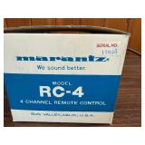 Rare! New in Box: a Marantz Model RC-4, a vintage quadraphonic wired remote control produced in the early to mid-1970s