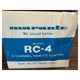 Rare! New in Box: a Marantz Model RC-4, a vintage quadraphonic wired remote control produced in the early to mid-1970s