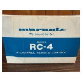 Rare! New in Box: a Marantz Model RC-4, a vintage quadraphonic wired remote control produced in the early to mid-1970s