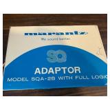 New in box: This box contains a Marantz SQA-2B SQ Decoder Adaptor, a vintage audio component designed to "unlock" four-channel quadraphonic sound on specific Marantz receivers and amplifiers from the 