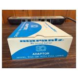 New in box: This box contains a Marantz SQA-2B SQ Decoder Adaptor, a vintage audio component designed to "unlock" four-channel quadraphonic sound on specific Marantz receivers and amplifiers from the 