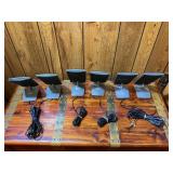Set of 6 Monsoon Satellite Speakers with Stands