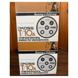 Set of 2- This vintage item is a Koss T/10A stereophone chairside listening station