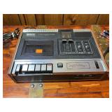 Vintage Sony TC-121 Stereo Cassette Recorder with RCA Cables