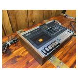 Vintage Sony TC-121 Stereo Cassette Recorder with RCA Cables