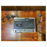 Vintage Sony TC-121 Stereo Cassette Recorder with RCA Cables