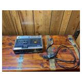 Vintage Sony TC-121 Stereo Cassette Recorder with RCA Cables