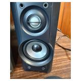 Vintage Aiwa XR-MS3 micro stereo system, including the main unit, remote control, and speakers