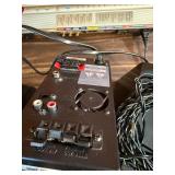 Vintage Aiwa XR-MS3 micro stereo system, including the main unit, remote control, and speakers