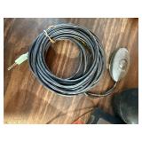 Electronics variety lot. Personal air sanitizer , battery tester , heavy speaker cable and more