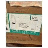 Lightolier floor lamp in silicone white