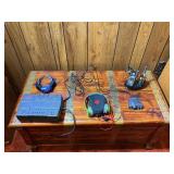 Electronics Lot with APC Backup Power Supply, Headphones, Walkie Talkies & Accessories