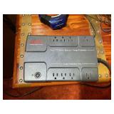 Electronics Lot with APC Backup Power Supply, Headphones, Walkie Talkies & Accessories