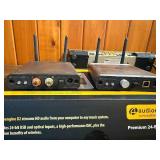 2- Audioengine D2 Premium 24-Bit Wireless DAC. It is a two-piece wireless digital-to-analog converter, open box item