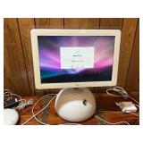 Vintage Apple iMac G4 Desktop Computer Setup w/ Accessories & AirPort Base Station