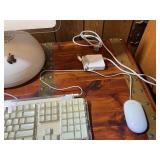 Vintage Apple iMac G4 Desktop Computer Setup w/ Accessories & AirPort Base Station