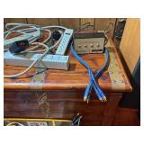 Large Lot of Extension Cords, Power Strips, AV Cables & Electronics Accessories