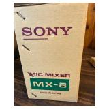 Brand New in Box-Sony MX-8, a vintage 6-channel audio mixer