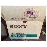Brand New in Box-Sony MX-8, a vintage 6-channel audio mixer