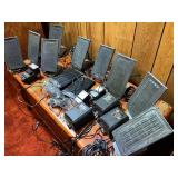 Large Lot of Computer Speakers, Power Supplies & Electronics Accessories