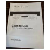 Parasound Zphono-USB Preamp & Digital Interface