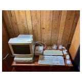 Vintage Apple Macintosh Computer System w/ Monitor, Keyboards, Mouse & Accessories
