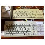 Vintage Apple Macintosh Computer System w/ Monitor, Keyboards, Mouse & Accessories