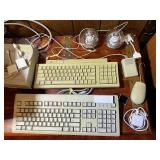 Vintage Apple Macintosh Computer System w/ Monitor, Keyboards, Mouse & Accessories