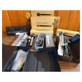 2-vintage Sony ECM-18N’s/1-vintage Sony ECM-19B electret condenser microphones/2- Empty Box (with Mike covers ) ECM -270’s empty boxes. See pics for full description