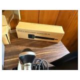 2-vintage Sony ECM-18N’s/1-vintage Sony ECM-19B electret condenser microphones/2- Empty Box (with Mike covers ) ECM -270’s empty boxes. See pics for full description
